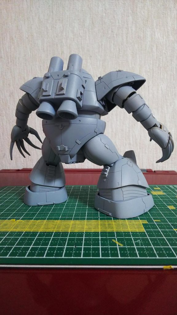 サフ吹き終了時（背面）