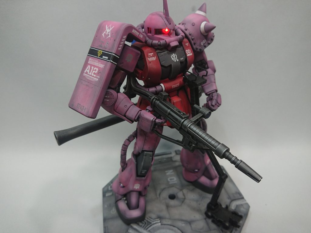 MGシャアザグ実写特撮風全塗装モノアイ電飾–5枚目/制作者：つしま