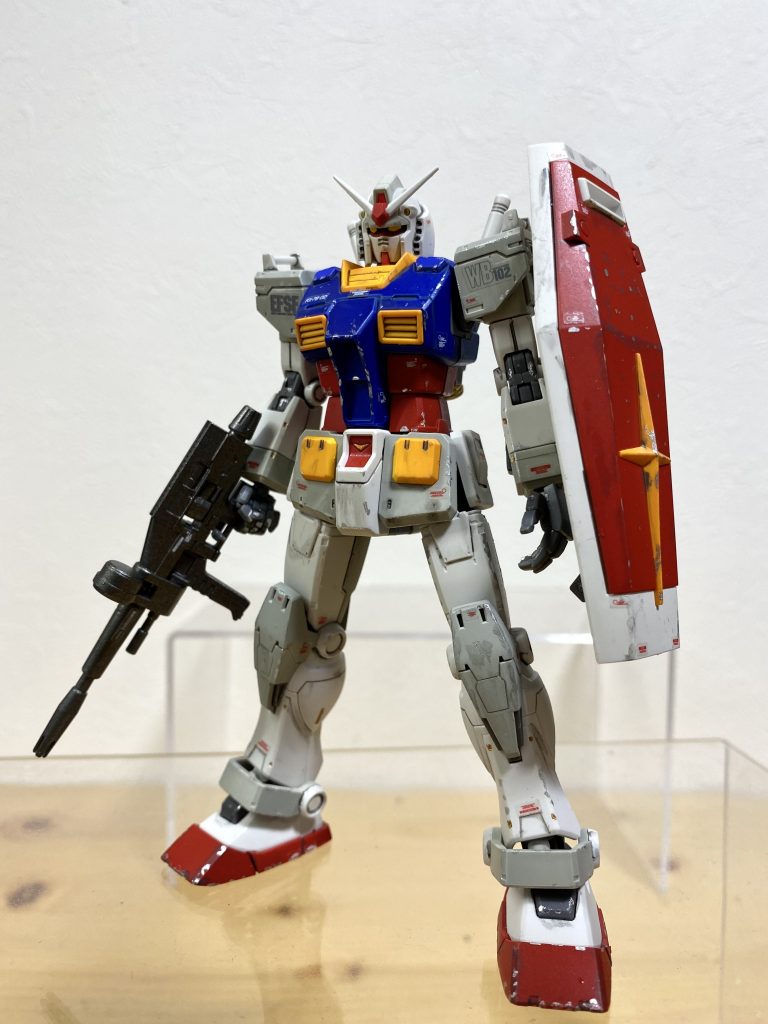 ホワイトも２色使って立体感を出したつもりです。ウェザリングなどにも、力を入れてみました。 