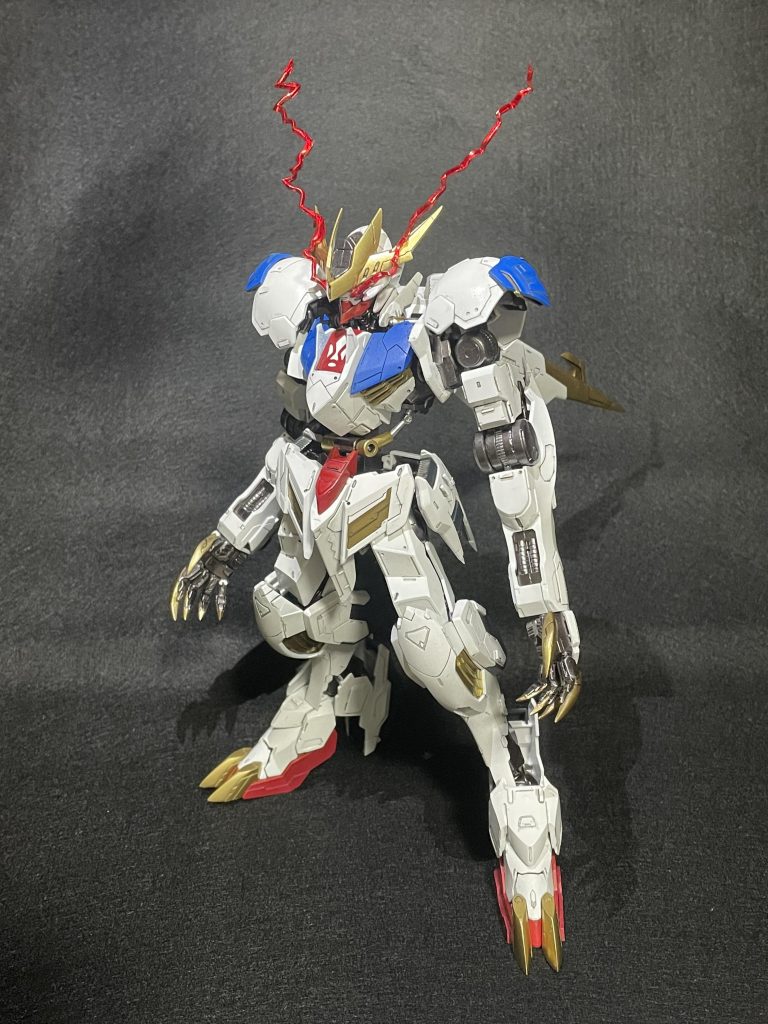 ガンダム　バルバトス　ルプスレクス　フルメカニクス　1/100 全塗装完成–3枚目/制作者：@cayman578k