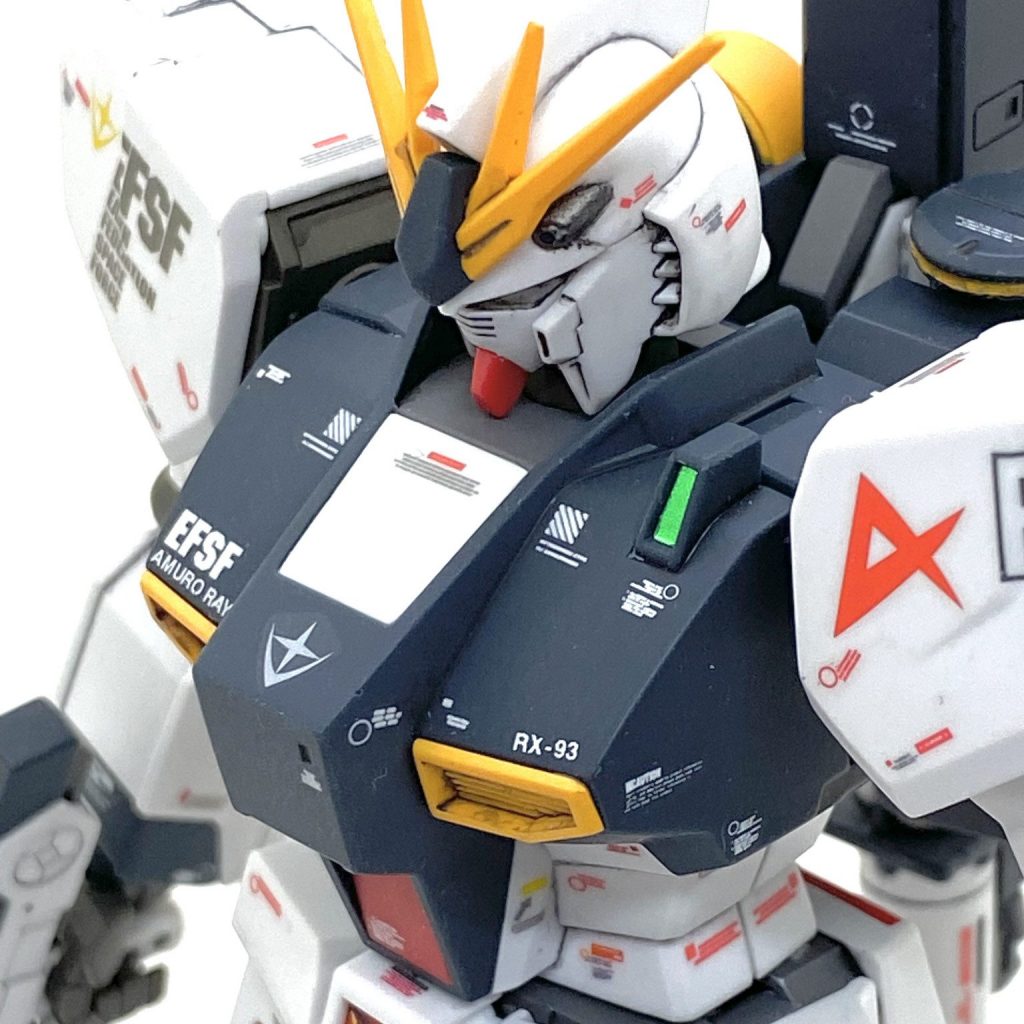 EG 1/144 νガンダム 全塗装 完成品 デカール貼り付け - 模型/プラモデル