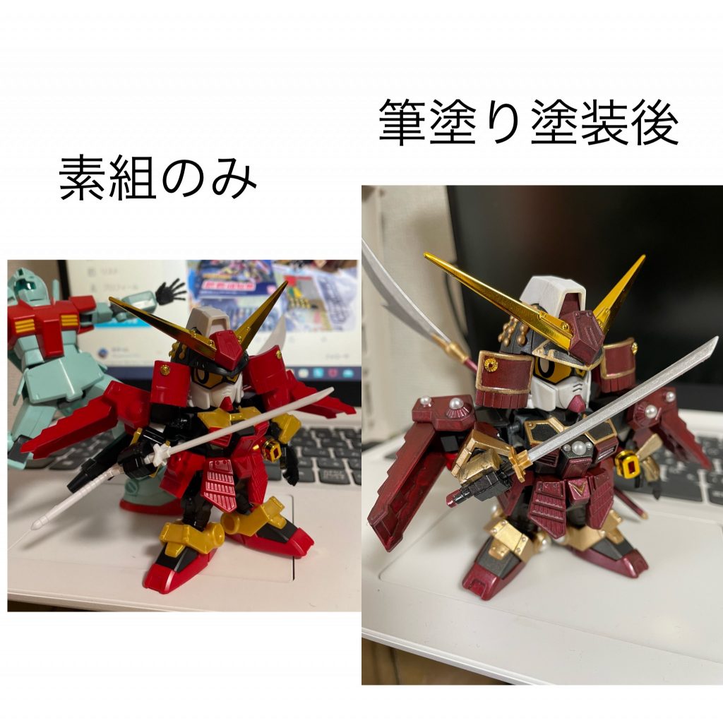 筆塗り武者頑駄無–4枚目/制作者：@gakioda1986