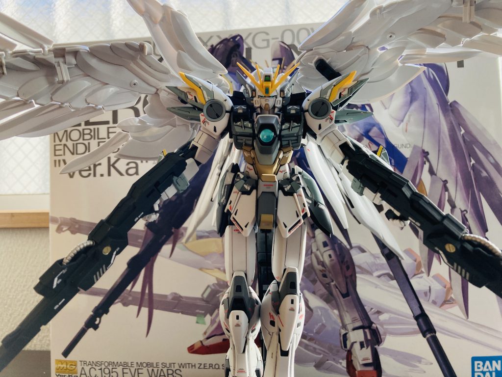 少し分かりにくいですが細かく部分塗装にもチャレンジしてみました。