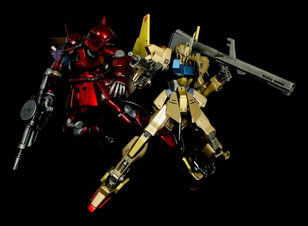 こーゆーディスプレイをしてしまう世代なんです。いつかはサザビーも作りたいです。