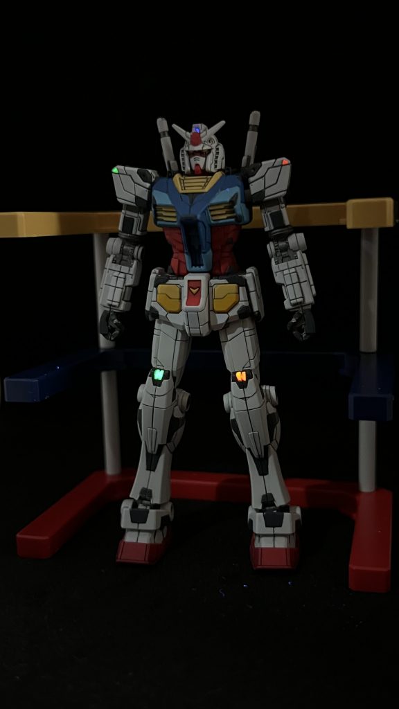 蛍光塗料を初めて使いました