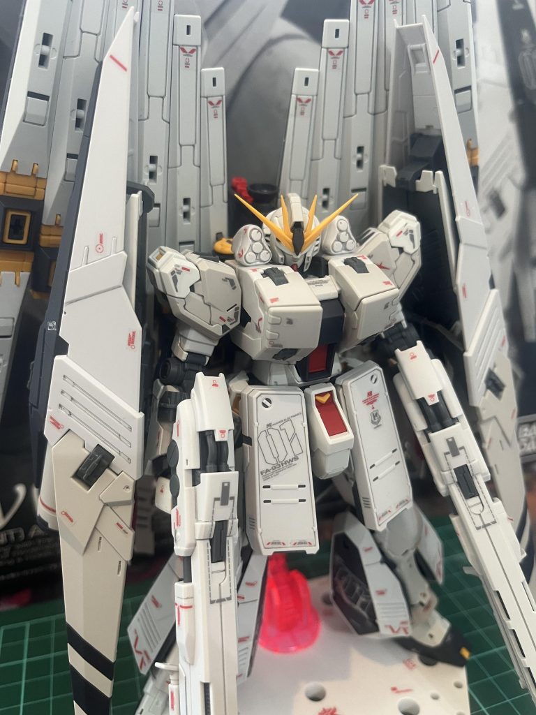 RG νガンダム　ダブルHWS–2枚目/制作者：かぜまる
