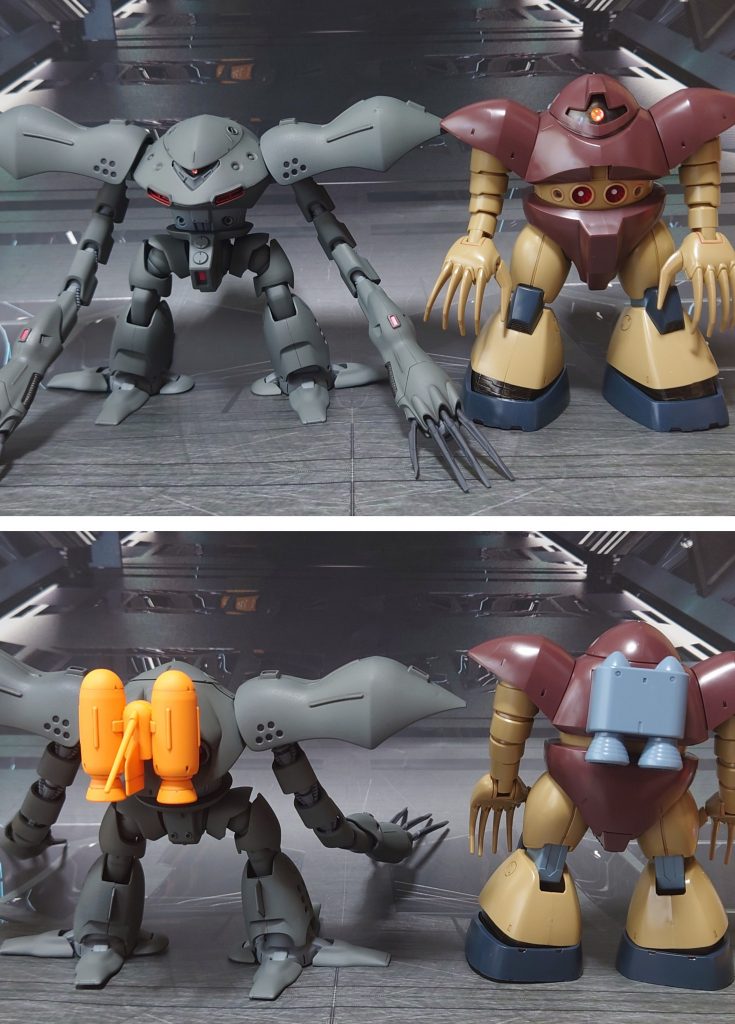 ゴッグとの比較。