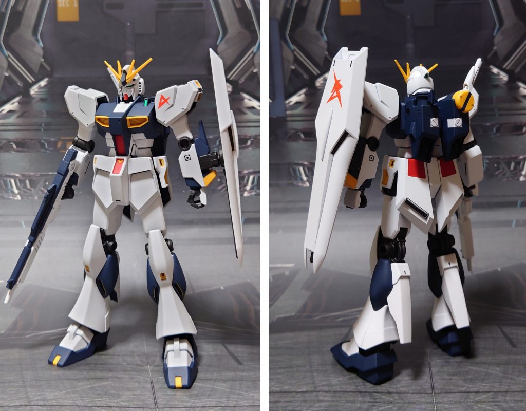 キット付属分の装備で前後ろ。