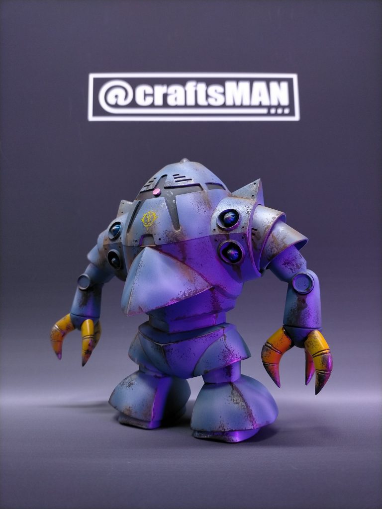 旧キット　ゾック　水中迷彩　ウェザリング仕上げ–4枚目/制作者：craftsMAN