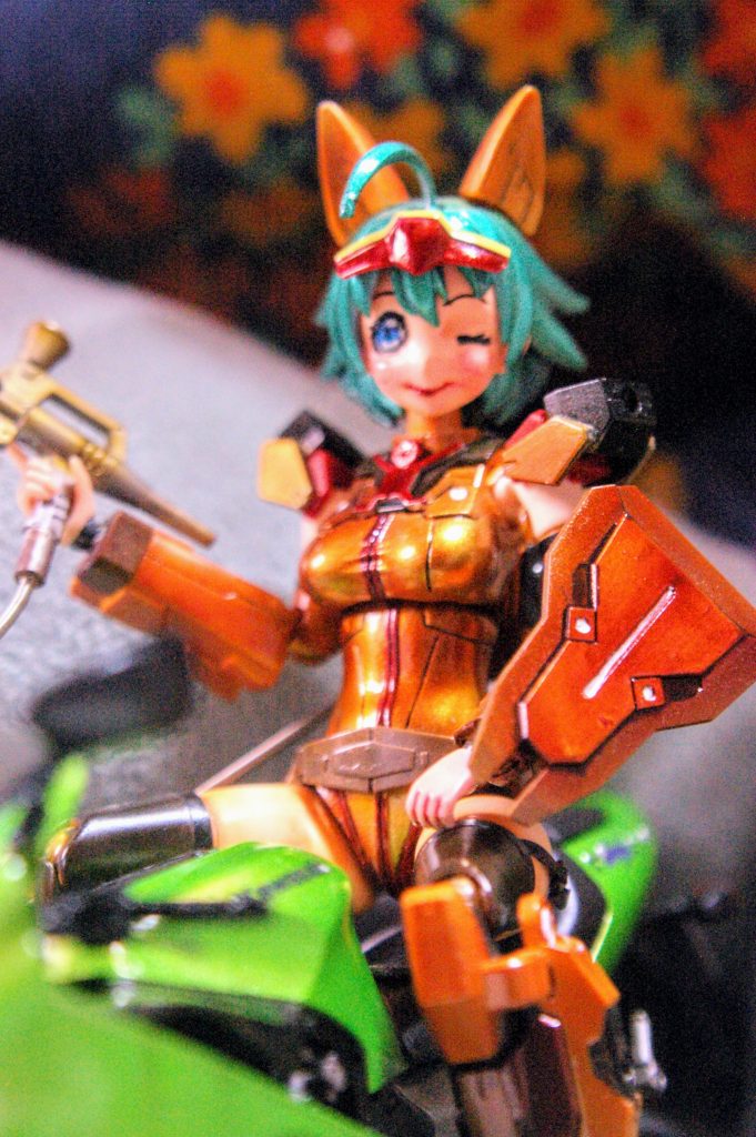 快晴仕様に陰影を濃いめにお色直ししたダイバーナミさん!強い日差しですと丁度良くなります。