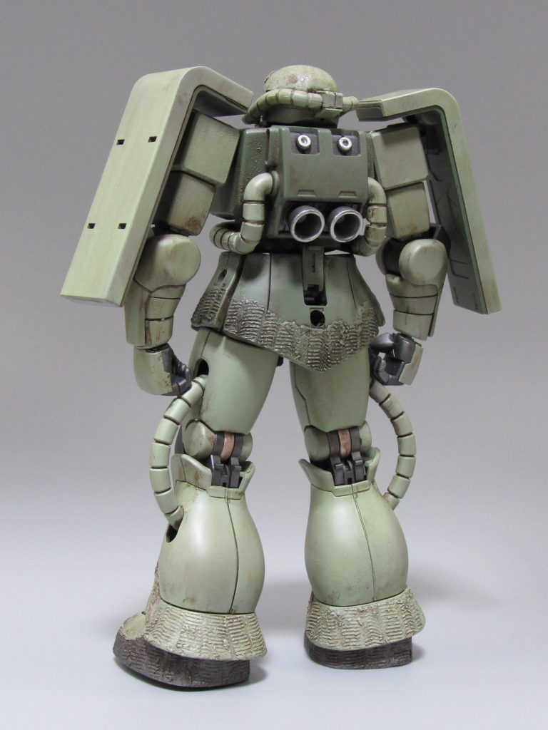 ザクII本体のみ背面