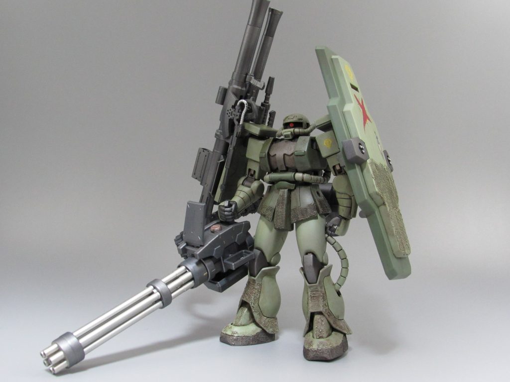 全部の武装を取り付けた状態