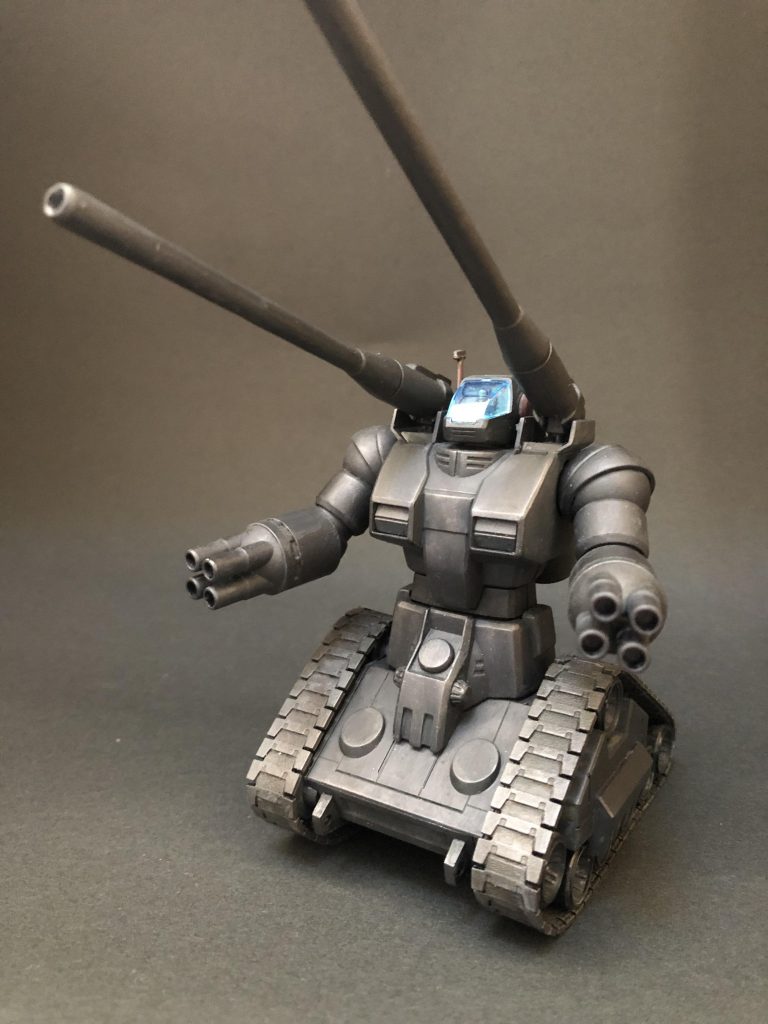 できるだけ素材が樹脂にみえないようなイメージでぺたぺたと塗りました。筆塗り　全塗装ガンプラ　2022 その20