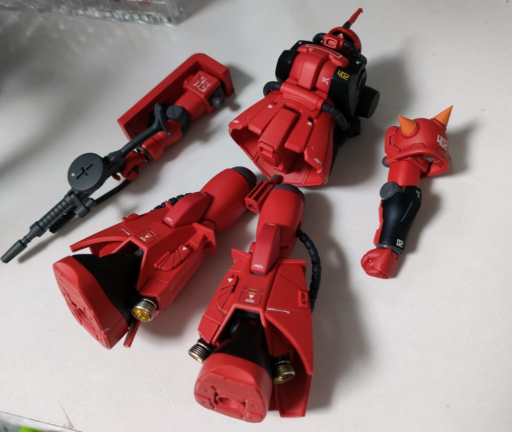 ザクⅡ ミキシング改造品 ザクⅡ ミキシング改造品 完成】HGUCザク(リメイク/ミキシング
