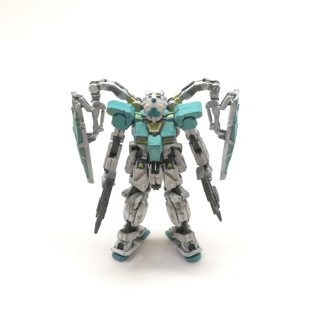 会わせ目などは消してませんが、股関節の角度を調節してますそのままだとイナバウアー気味だったので首も調節