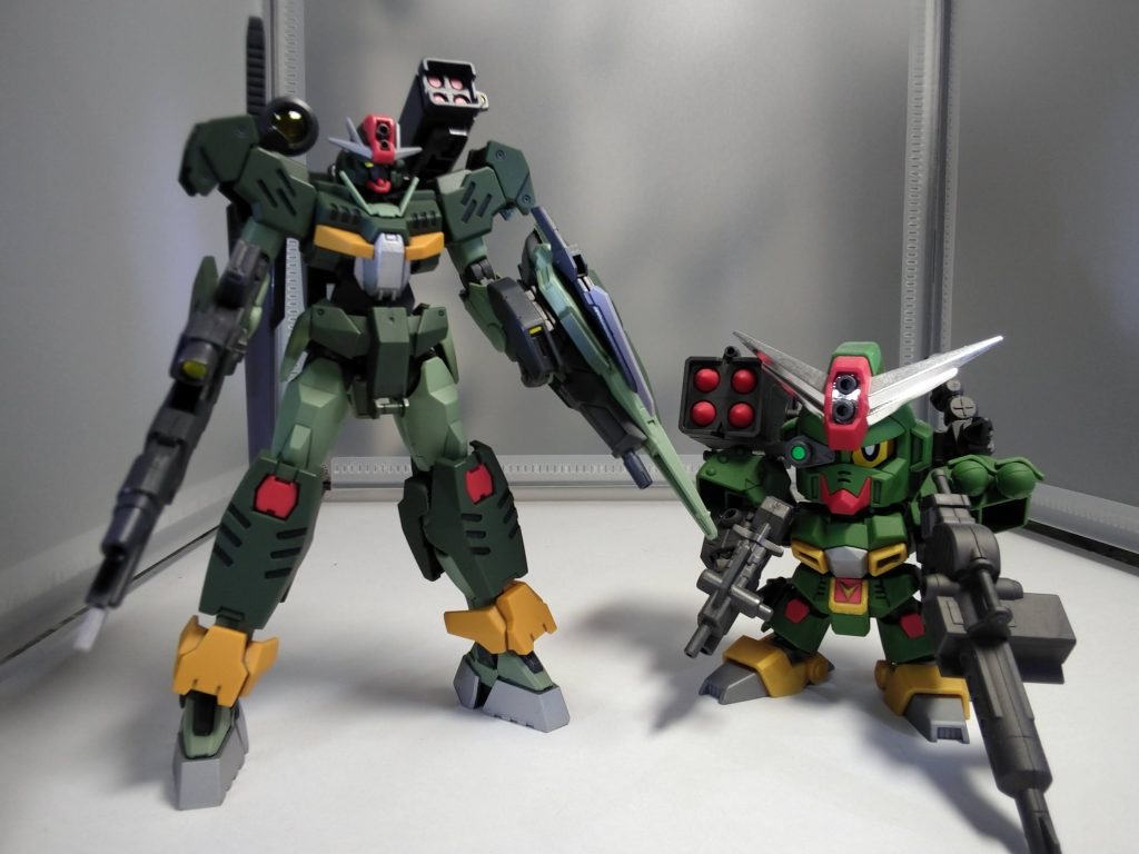 レジェンドBBのコマンドガンダムと一緒に。