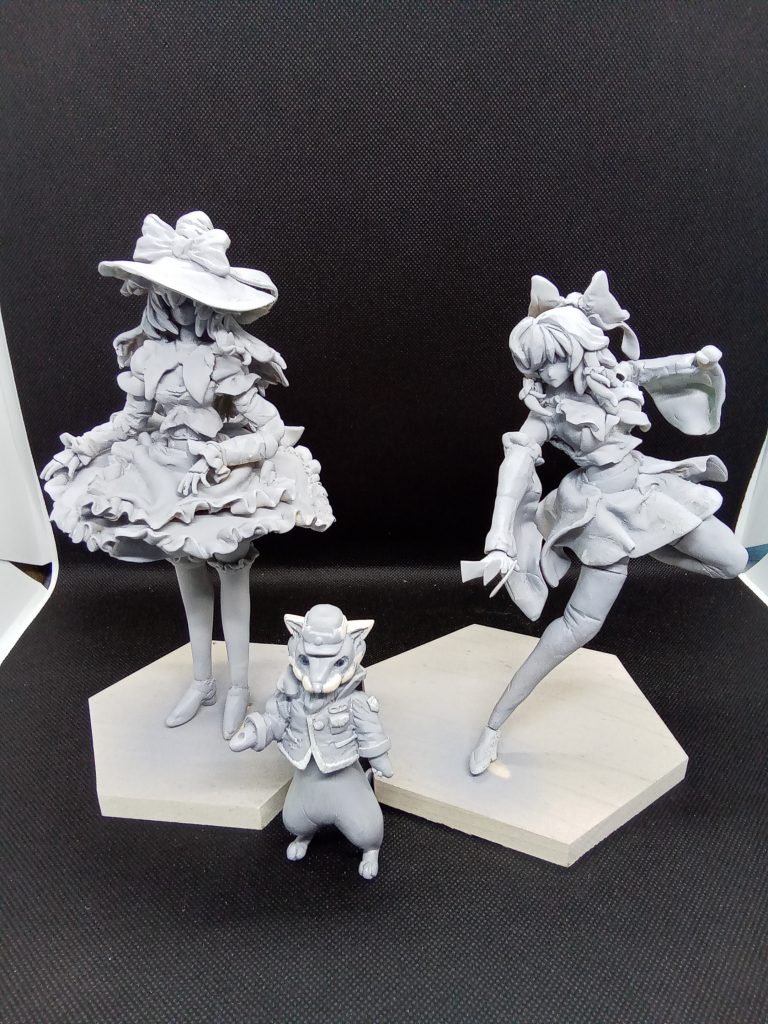 制作途中 塗装前の一枚