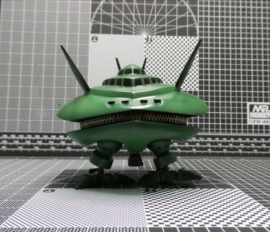 後ろもジッパー