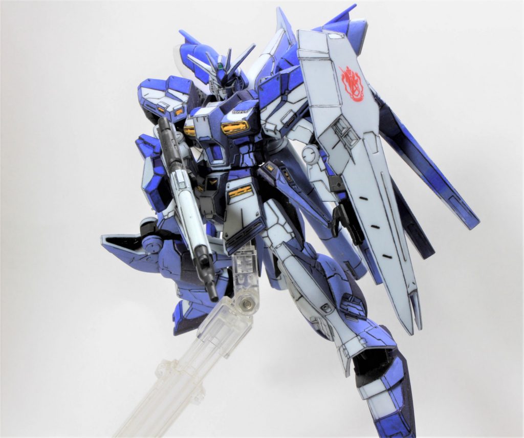 影をターナーのアクリルガッシュで筆塗りして、線をゼブラのマッキーで入れました。