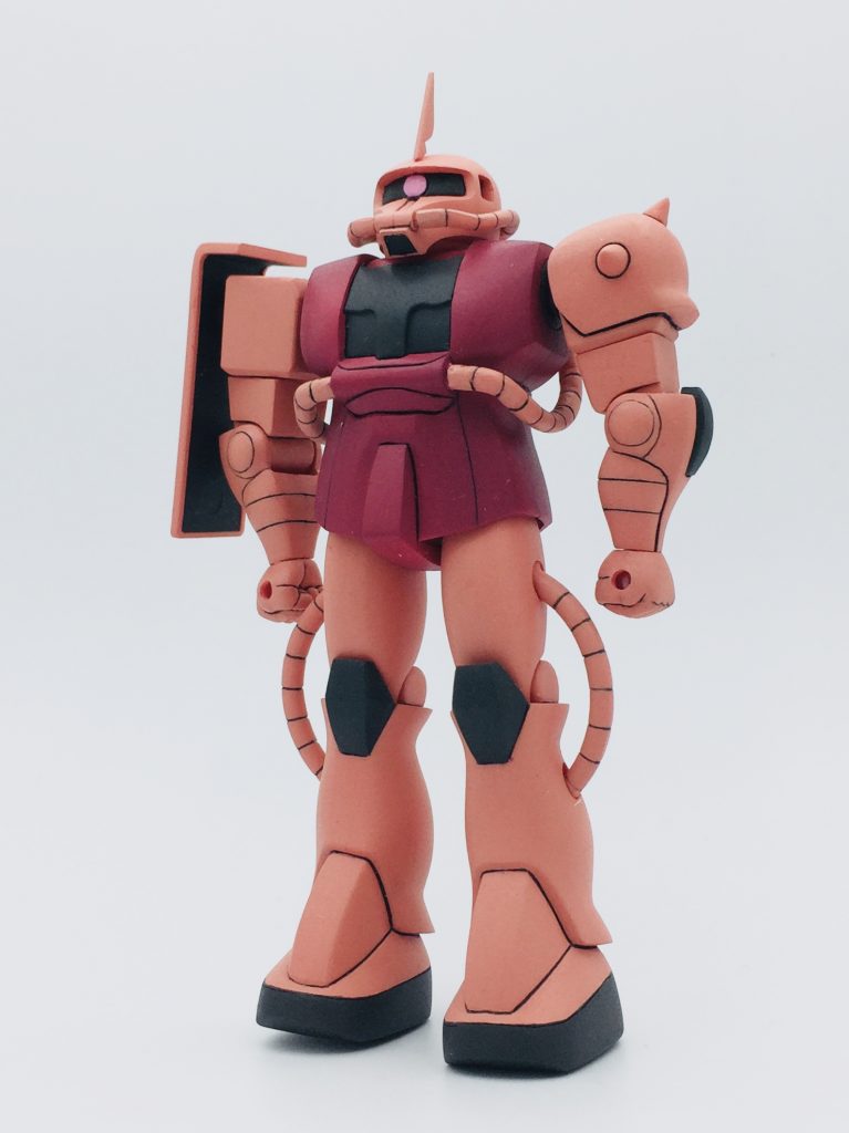 旧キット 1/144 シャア 専用 ザク ガンプラ 完成