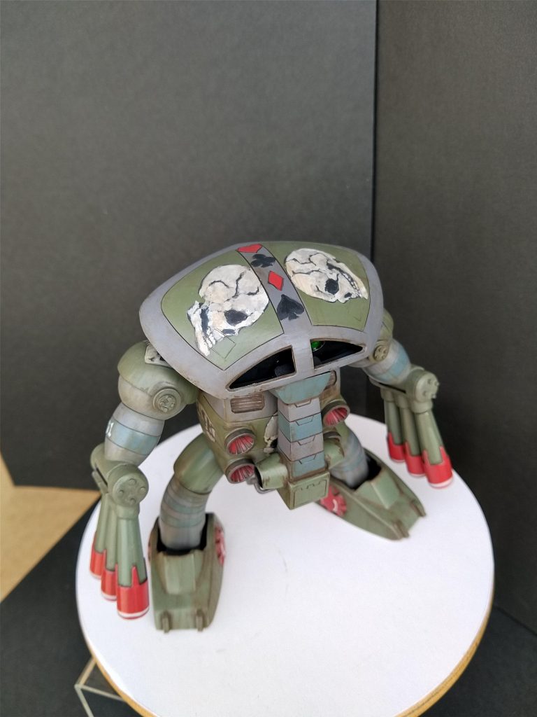 関節は縞々に塗り分けてみました。