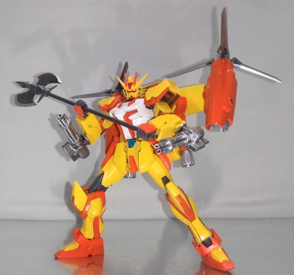 適当に得物を持たせてみた