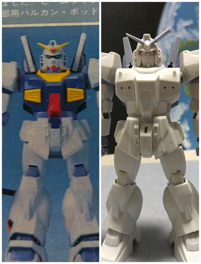 キット原型と比較