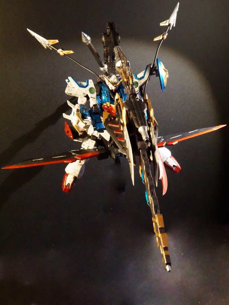 4: 最大火力形態メガランチャー最大出力で照射☀️❗メガライダーやアシュタロンHCの姿をイメージしながら組合せました😀「シェルターは完璧なんだな?」…あれ❓️←人違い(^^;