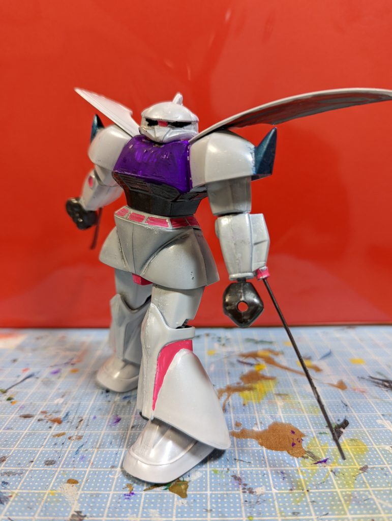 ナギナタも分割して、より近接戦闘用の武器に仕立てました