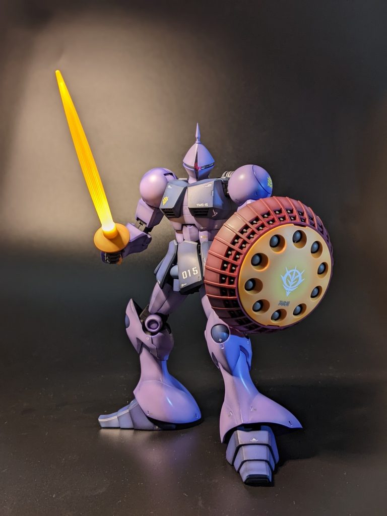 昔のMGですが作りやすく合わせ目も目立ちにくく良いキットでした。ただポージングは慣れてないのでしにくい。