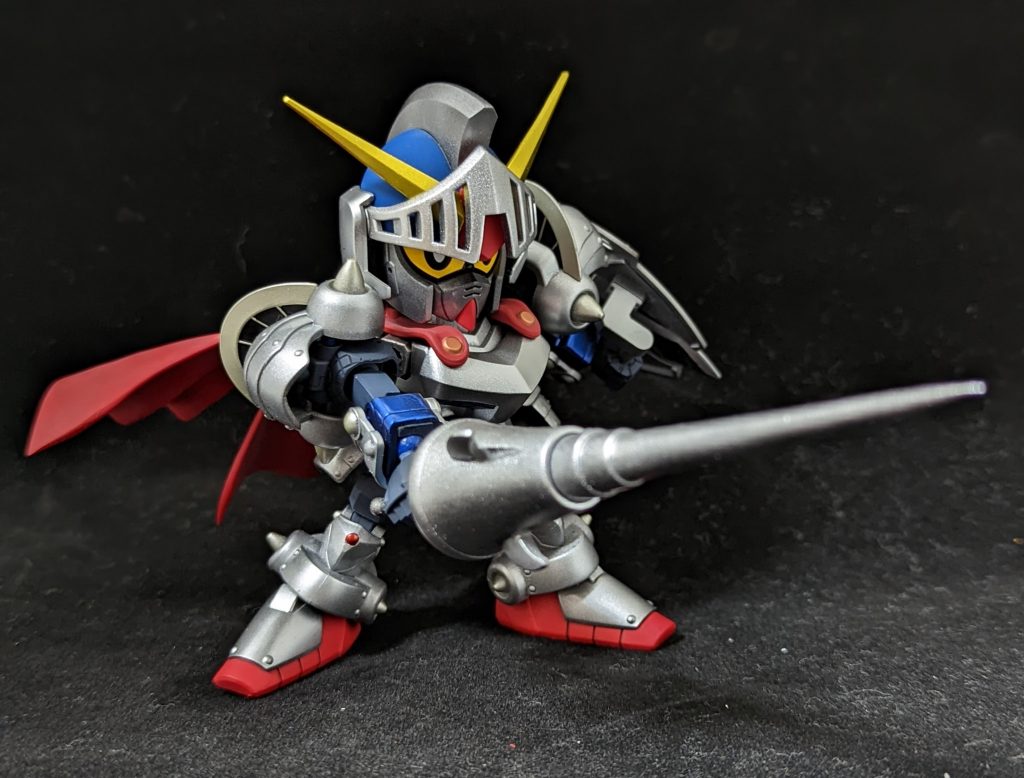 ランス突き刺しポーズ