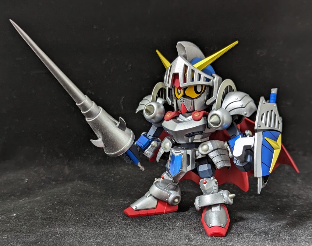 フル装備でパッケージポーズ