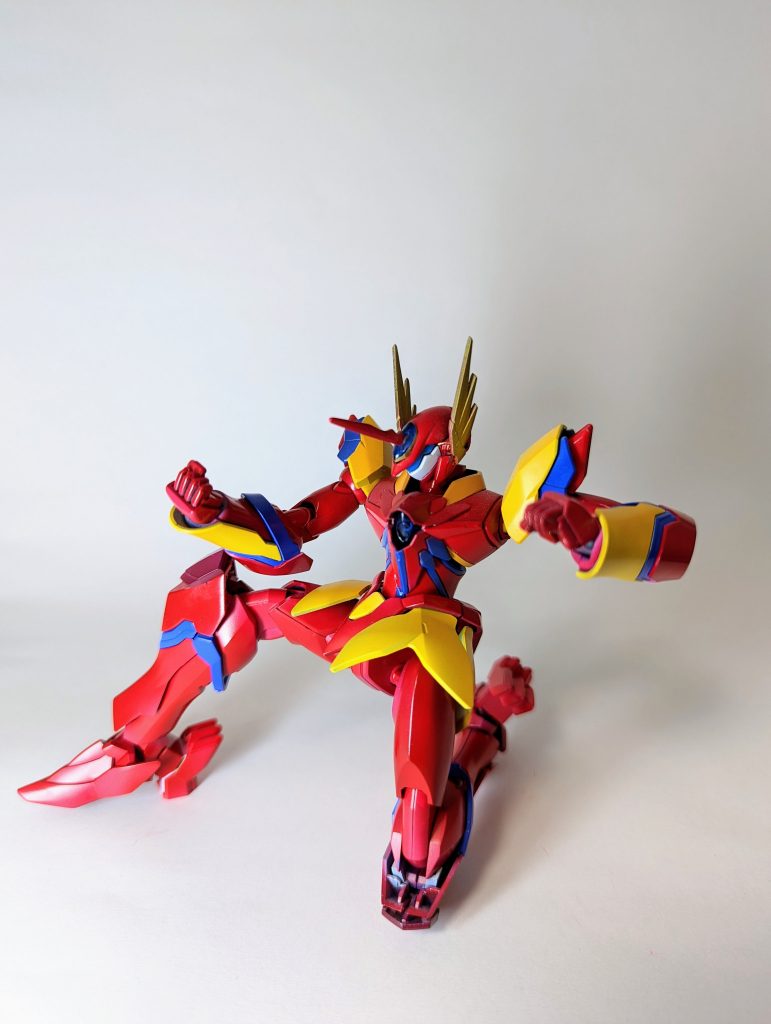 バックパックを外してポーズカラーリングは感覚で塗ってます