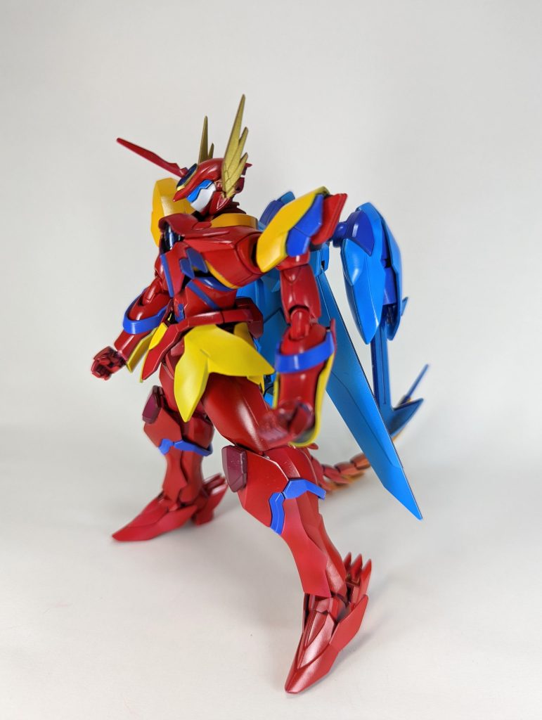 バックパックを付けて素立ち耳はバンシィの角です　後はほぼギラーガ