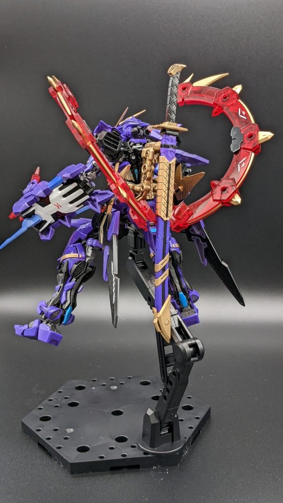 バックショット金色の背骨パーツは、MSG エクスアーマーGを加工して流用。