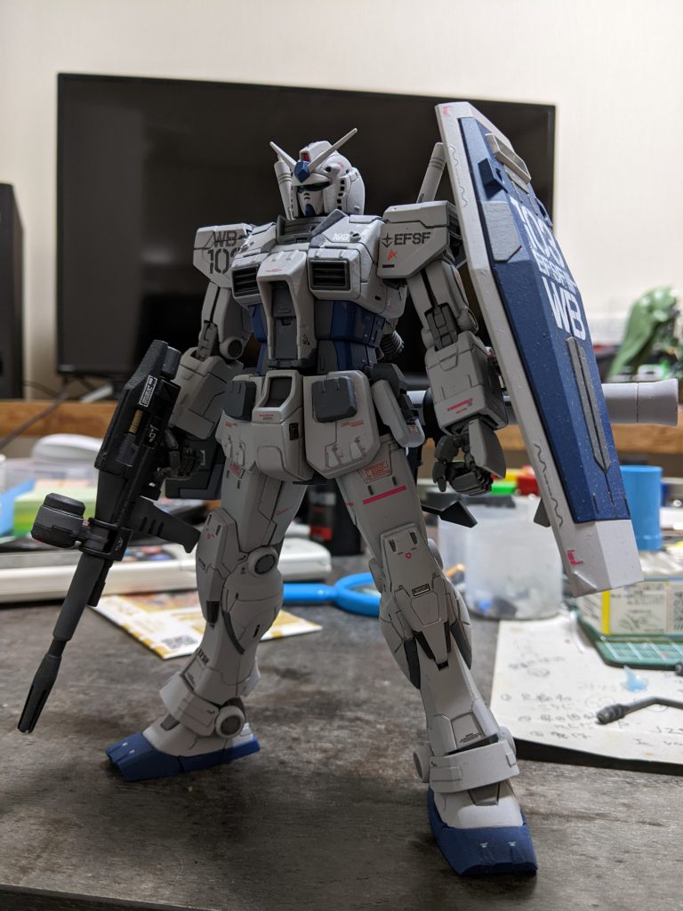 オリジンガンダムをカトキ風にアレンジしてみました。G3ガンダムのつもりです（笑）