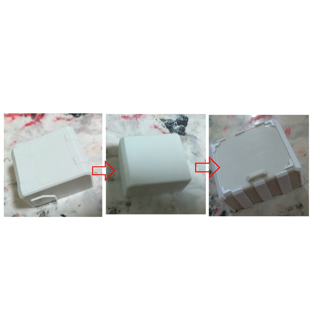 ランドセルから木箱へ加工中