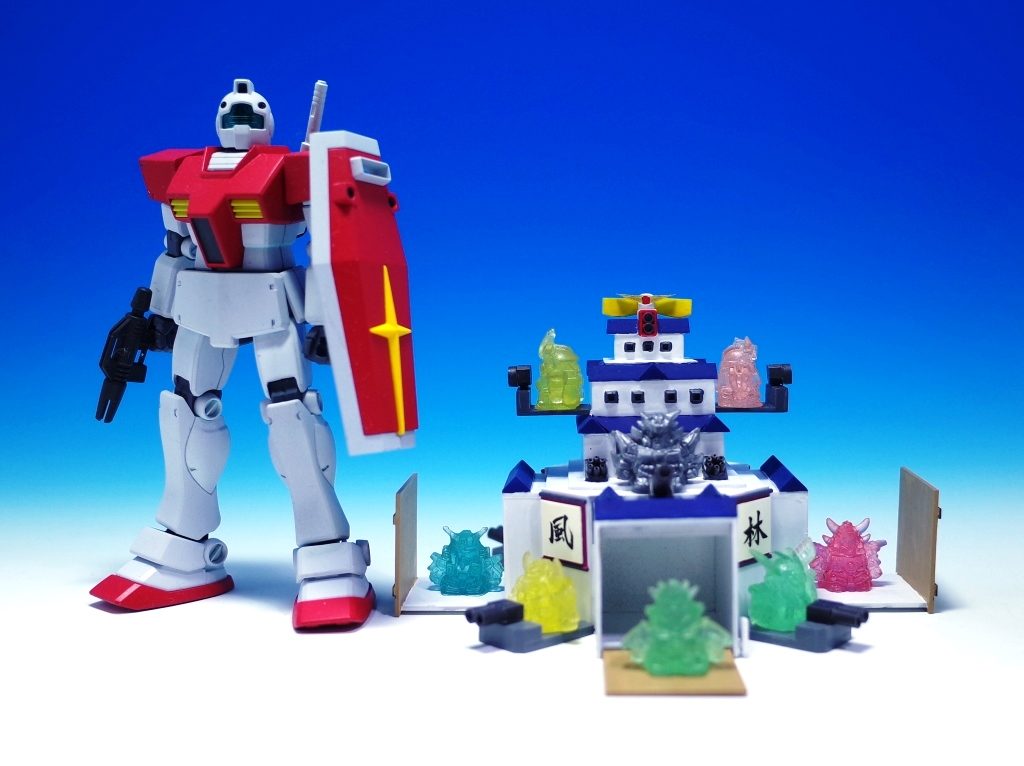 HGUC ジムとの大きさ比較