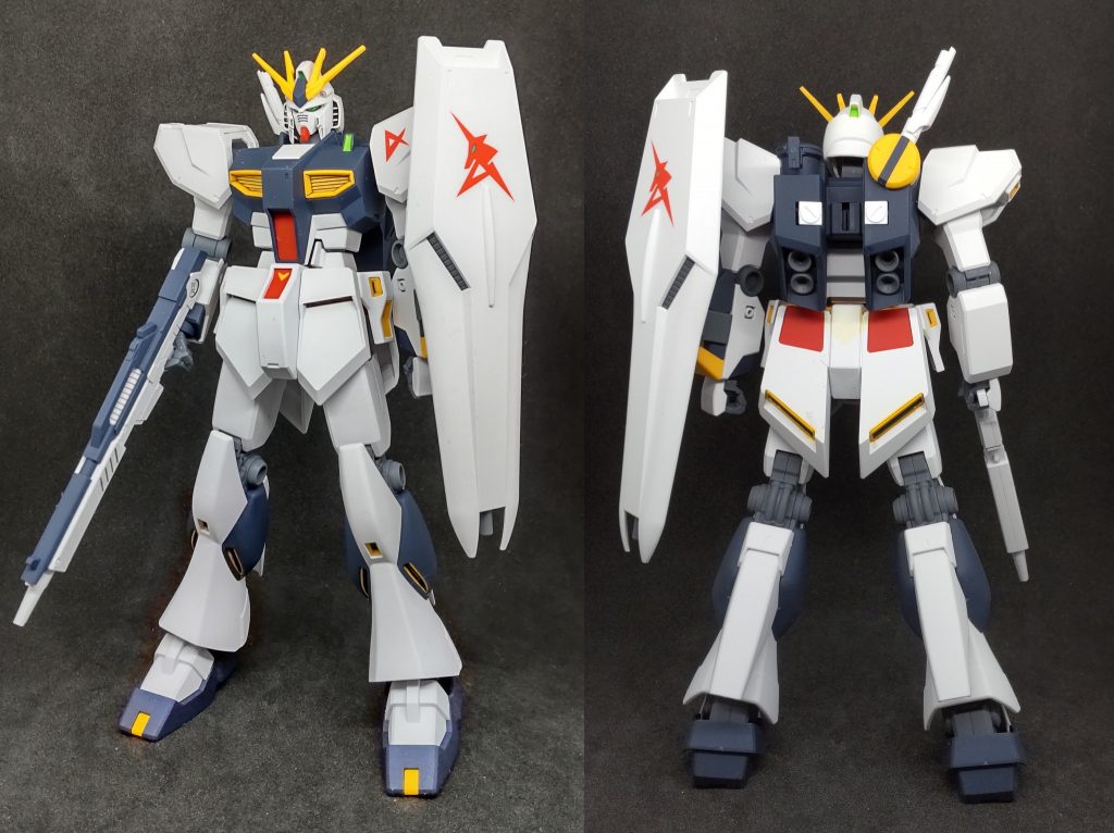 HGUCより色分けが優秀な箇所が多く、1100円でこの出来ならホント素晴らしいですね。