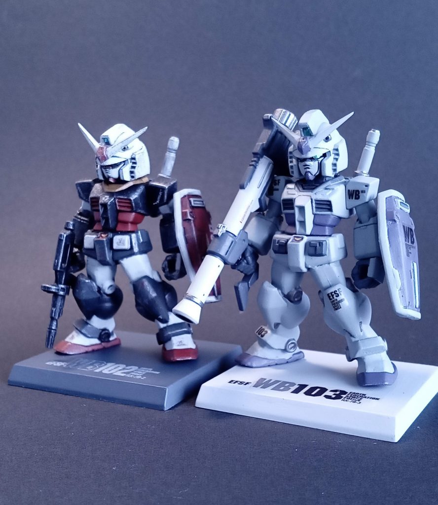 以前に投稿したリアルタイプとツーショット。よろしければこちらもご覧ください。リアルタイプガンダム→https://gumpla.jp/sd/978534