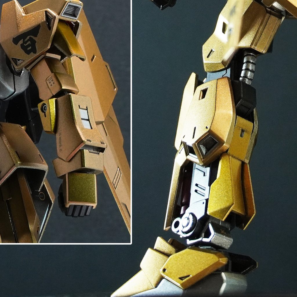 一部ゴールドにクリアーイエローをキャンディ塗装しました。キャンディー塗装は初でしたが、金は光の当たり具合で色が変化するのでとても面白いです。