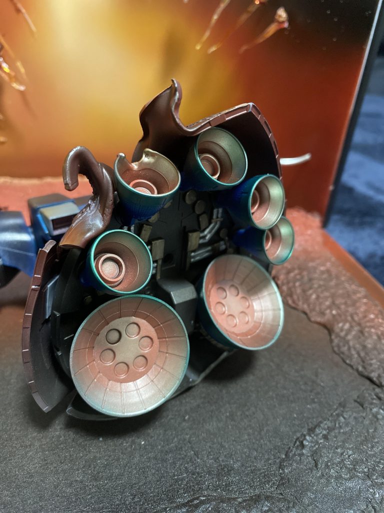 見えないオシャレ箇所でグラデーションの練習。