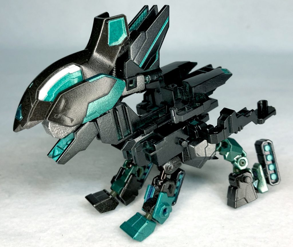 【ジガルデ 10％フォルム】シルエットブースター2のパーツなどを使い先ほどのジガルデコアを合体させた姿