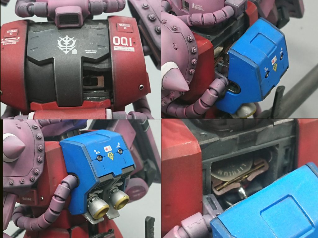 電飾は内部に配線しました。