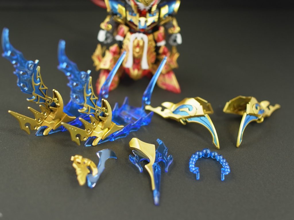 こちら沙悟浄パーツ。クリアパーツの元の色がなかなか良かった。