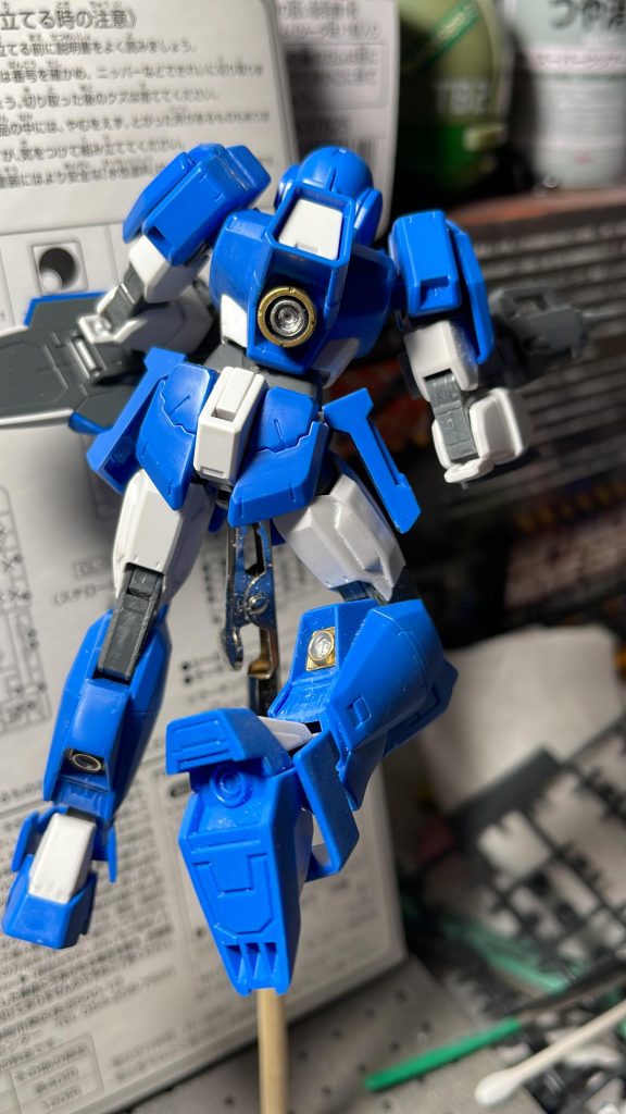 バーニアの部分は綺麗に塗れました!