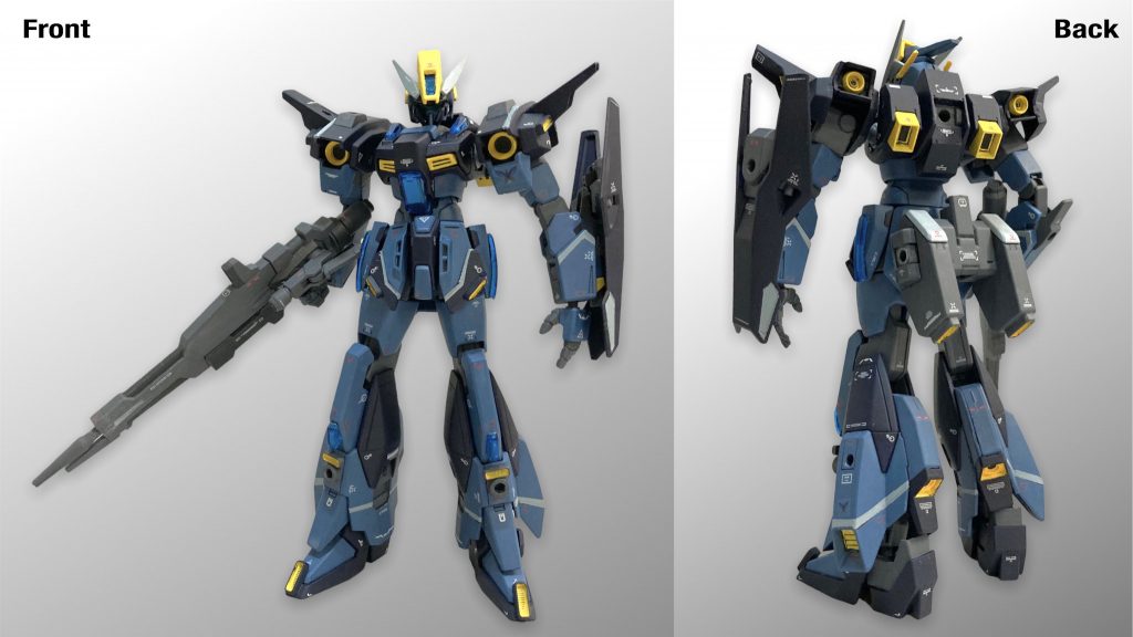 GSD-01-KZSP【ガンダム・スターダム　スピアヘッド】GBNでのフォース戦のために調整された機体。状況に合わせたオプションユニットを装備することで、どんな戦場でも高速戦闘を可能とする。コアユニットとなるＭＳはオーソドックスな構成。共通パーツのスターバーニングの胸部・腰部に手足とバックパックはライトニングガンダム、頭部はハルート。各部にＲＧシステム使用時に発光するクリスタルパーツが使用されている。
