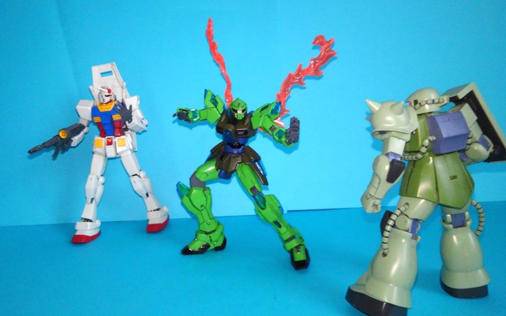 「下がっていろアムロ」(あれドアンさんのザクってこんなのだっけ…?)