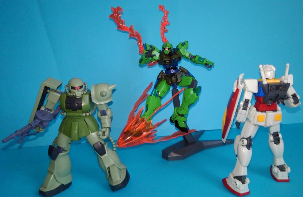 「MSの格闘技というものを教えてやる!!」(あれこういう世界観だっけ…?)