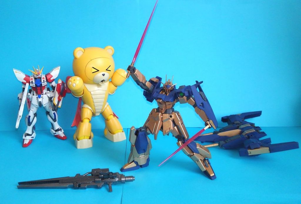 「弟のガンプラが不良カラーになっちゃいました」の図